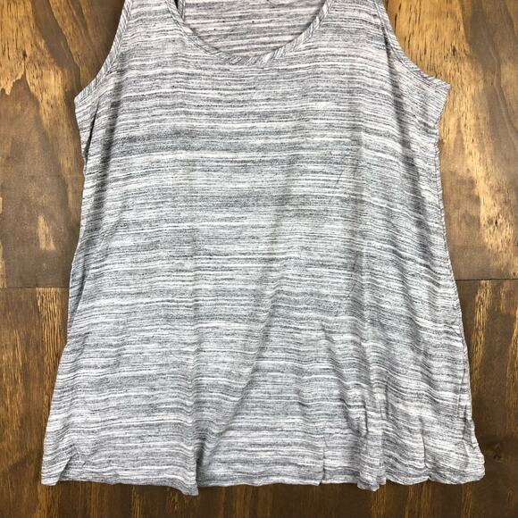 Anthropologie Dolan Womens Shirt Gray Tank Top Heathered Stretch Medium - Picture 3 of 10